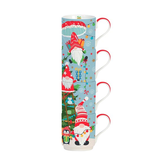Set de 4 Mug de Navidad - Gnomos