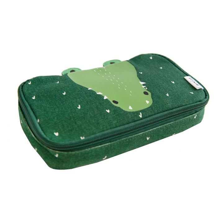 Estuche Plano Animales Infantil - Cocodrilo