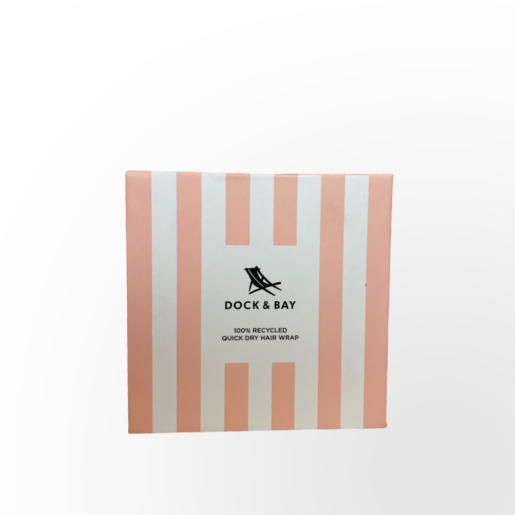 Toalla para Pelo Microfibra Dock & Bay - Rosa Pastel