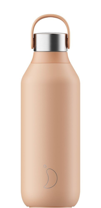 Botella Chilly’s Series 2 de 500ML - Naranja Melocotón