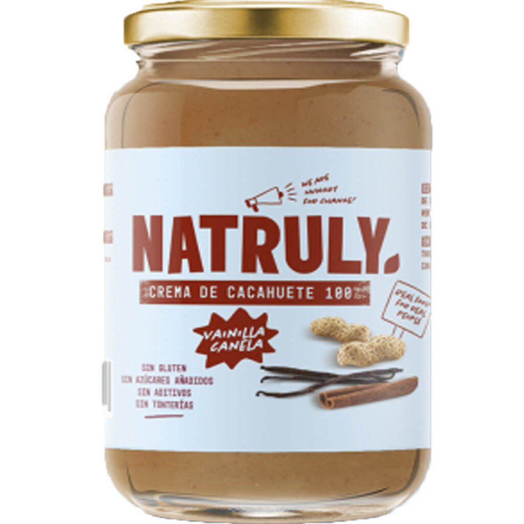Crema Cacahuete Vainilla y Canela Bio