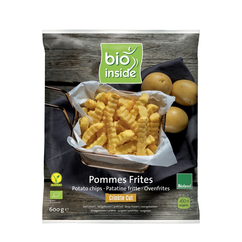 Patatas Fritas Congeladas Corte Ondulado Bio