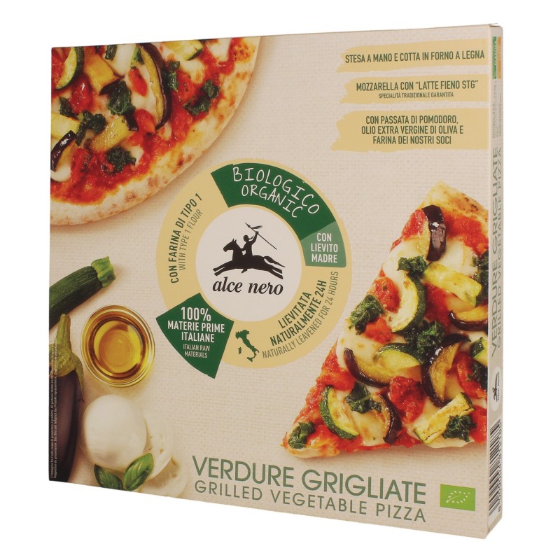 Pizza Verduras Congelada Bio