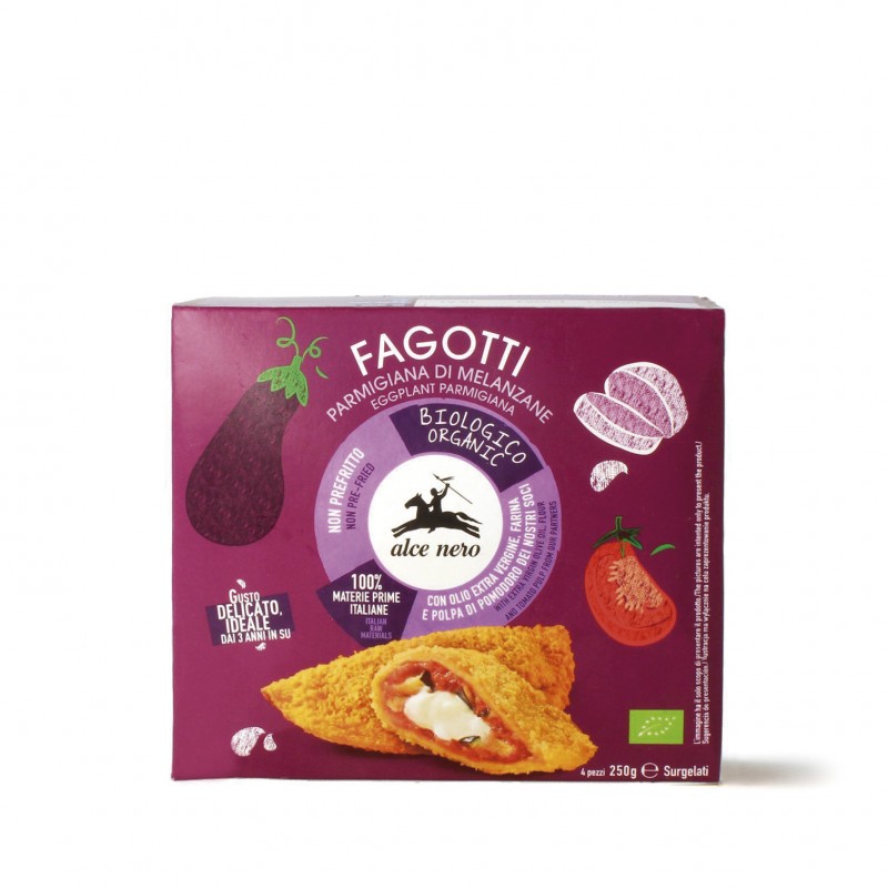 Empanadillas Congeladas Rellenas de Berenjena Bio - 4 unidades