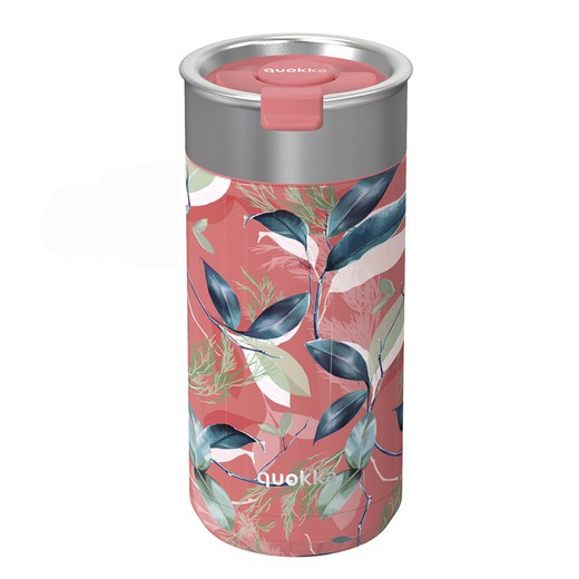 Termo Mug Viaje Con Filtro Exótica Rosa