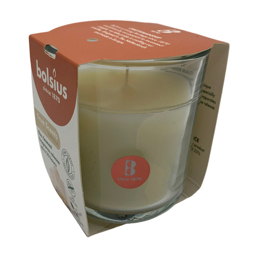 Vela Perfumada Natural Vaso Pequeño - Vainilla