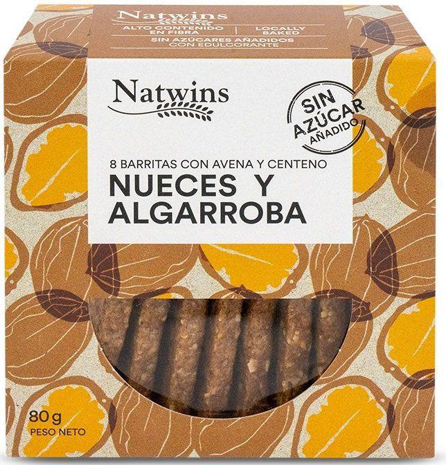Barritas De Avena y Centeno con Nueces Y Algarroba