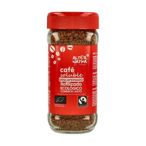 Café Soluble Descafeinado Liofilizado Bio