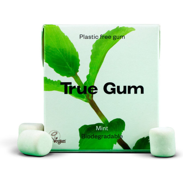 Chicle de Menta fresca Sin Azúcar y Sin plástico