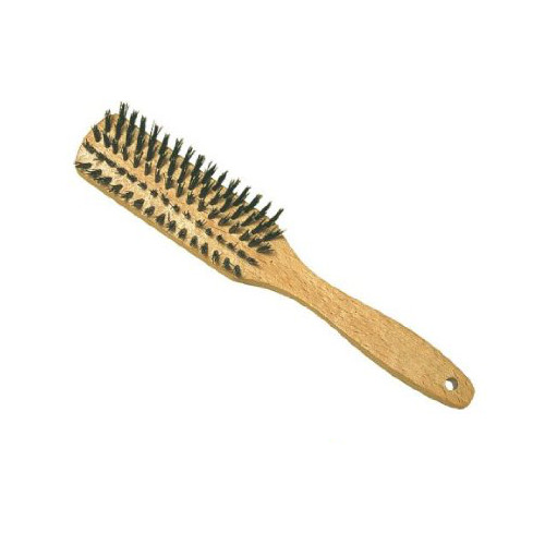 Cepillo de Cabello Plano y Cerdas de Jabalí