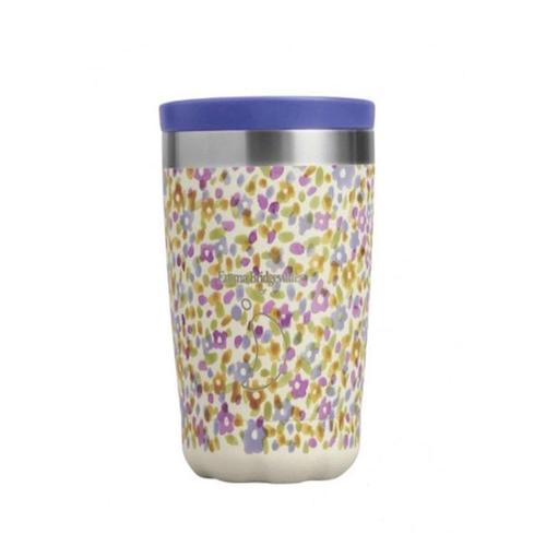 Vaso de Café Acero Inoxidable Chilly’s - Florecitas 340 ml
