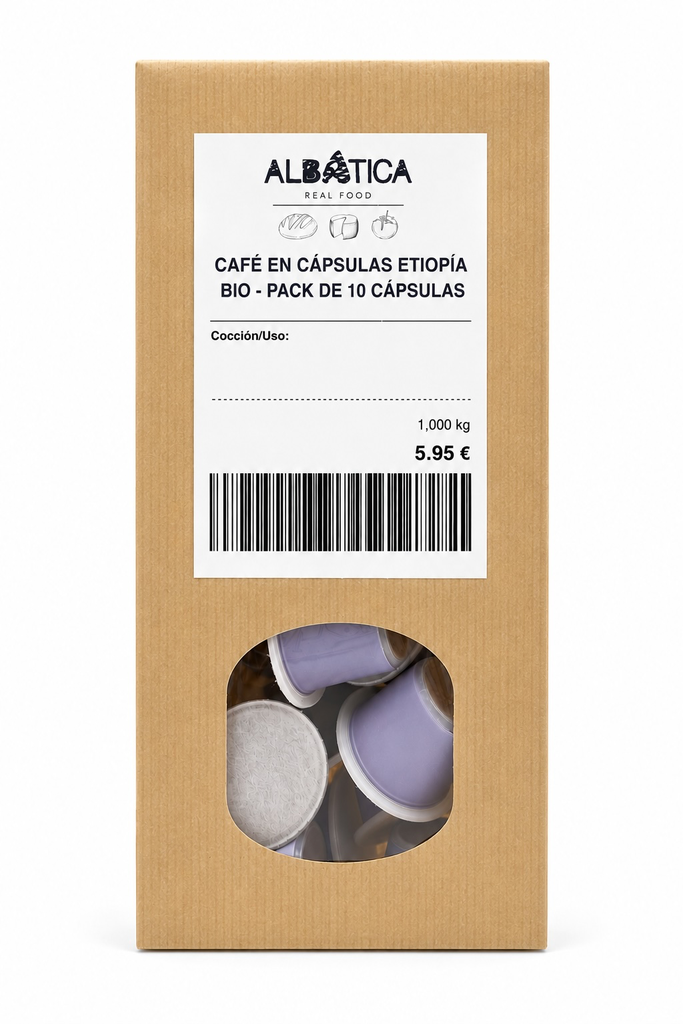 Café en Cápsulas Etiopía Bio - Pack de 10 cápsulas