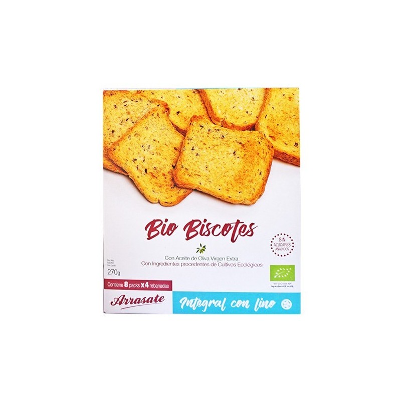 Pan tostado Trigo Integral de Lino Bio