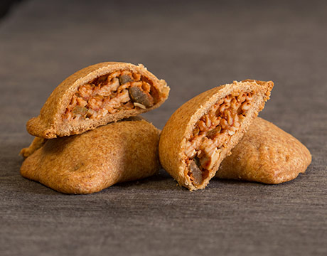 Empanadilla de Espelta con Tomate y Huevo Bio