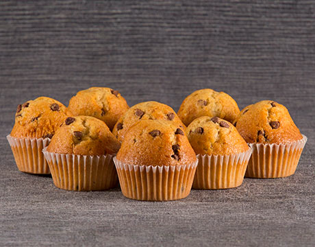 Magdalenas de Espelta con Pepitas de Chocolate Bio