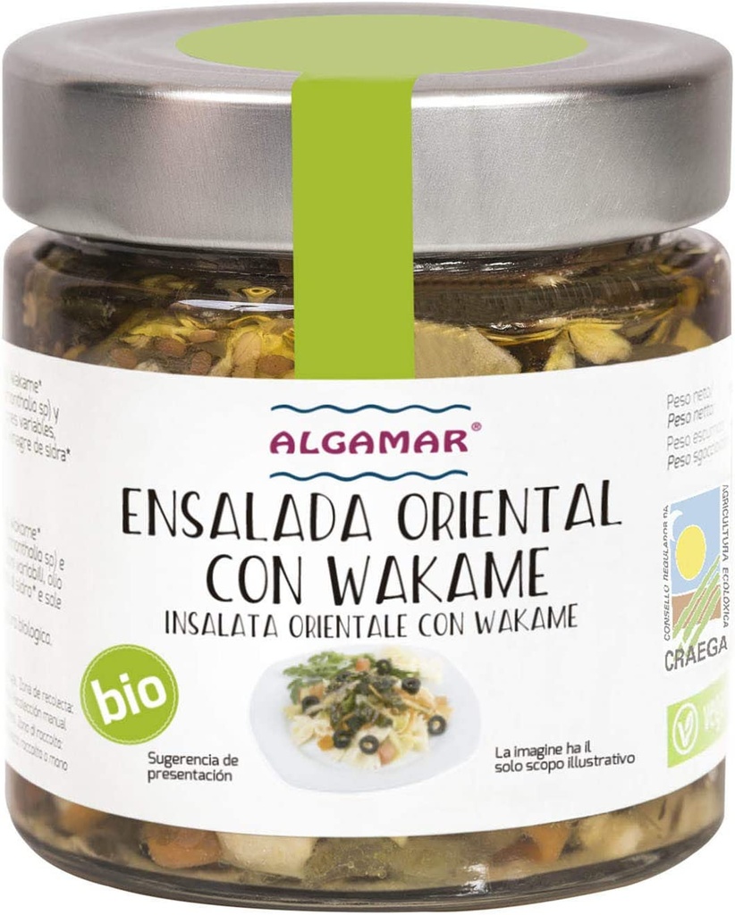 Ensalada Oriental con Wakame Bio