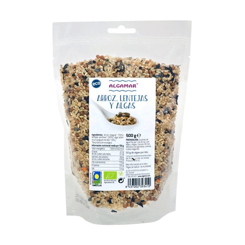 Arroz Lentejas y Algas Bio