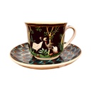 Taza Jumbo Mandala Garza - Taza y Plato