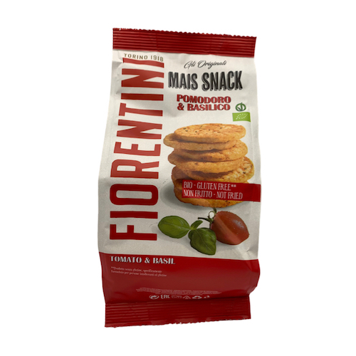 Mini Tortitas de Maíz con Tomate y Albahaca Bio