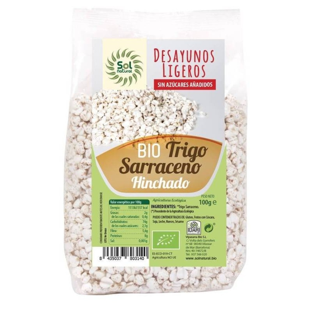 Trigo Sarraceno Inlflado Bio