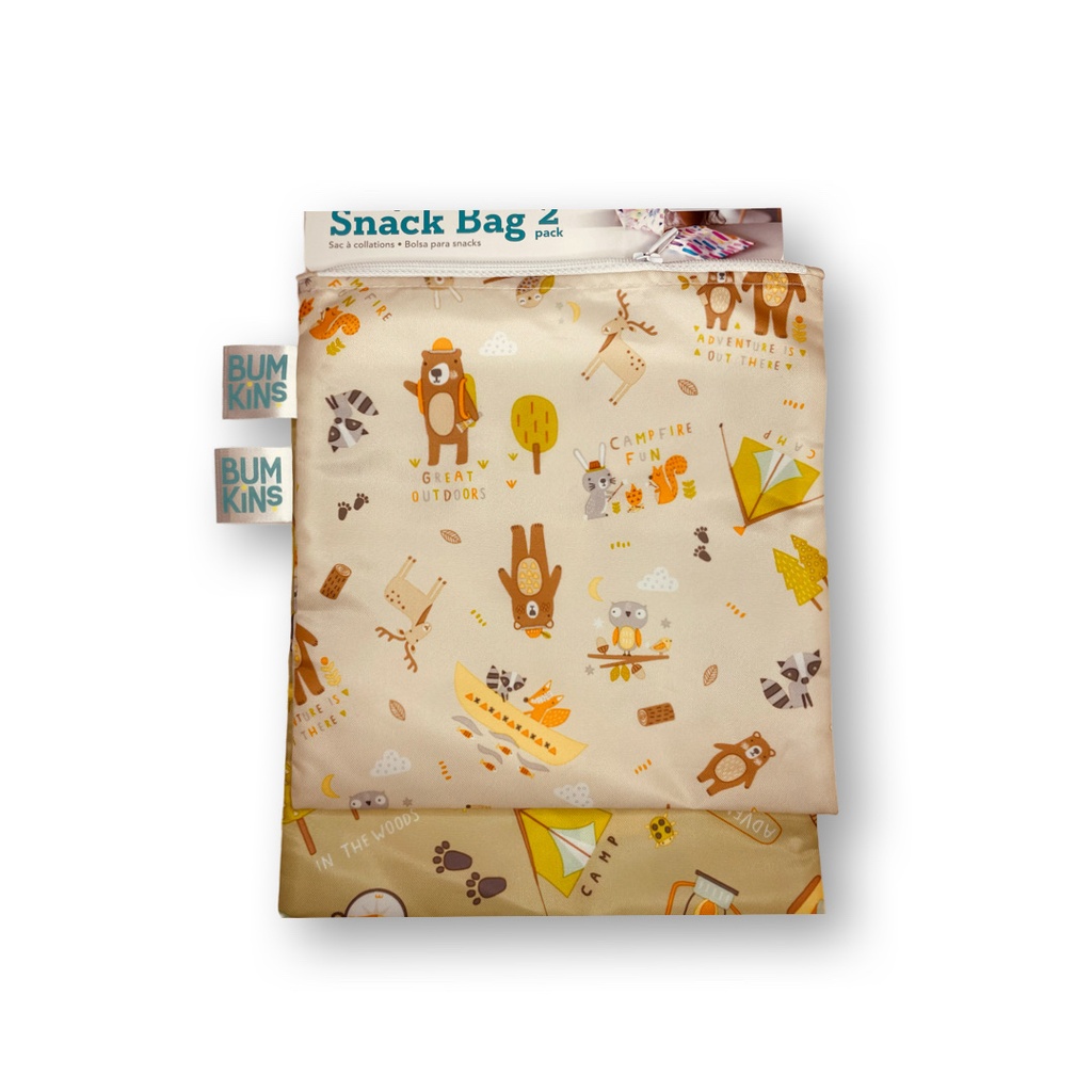 Bolsa Snacks Impermeable Bumkins Campers - 2 unidades