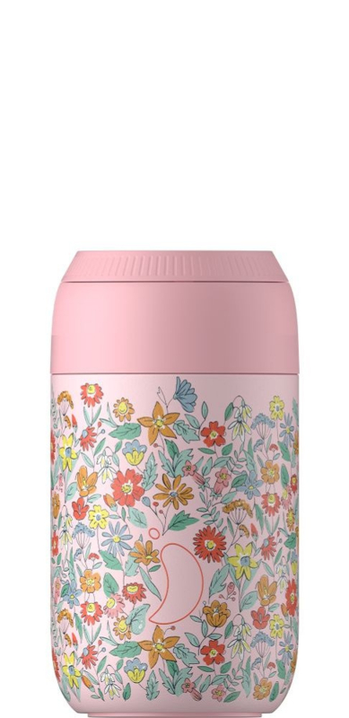 Termo Café Chilly’s Series 2 Liberty de 340ml - Rosa Flores