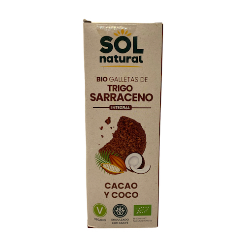 Galletas de Trigo Sarraceno con Cacao y Coco Bio