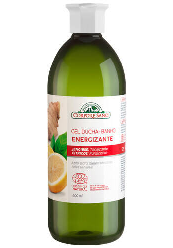 Gel de Ducha Energizante con extracto de Jengibre y Cítricos