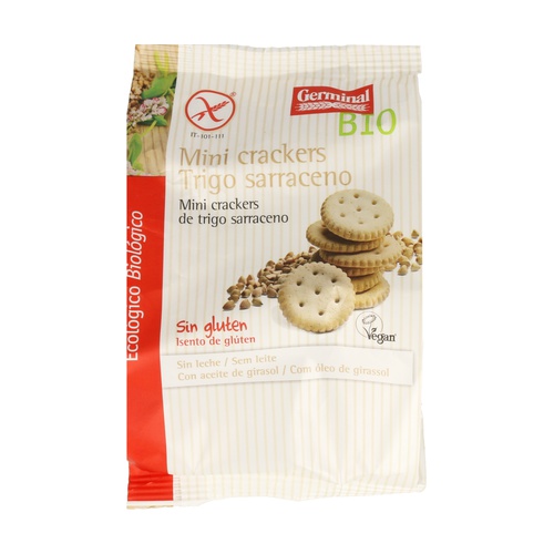 Mini Crackers de Trigo Sarraceno Sin Gluten Bio