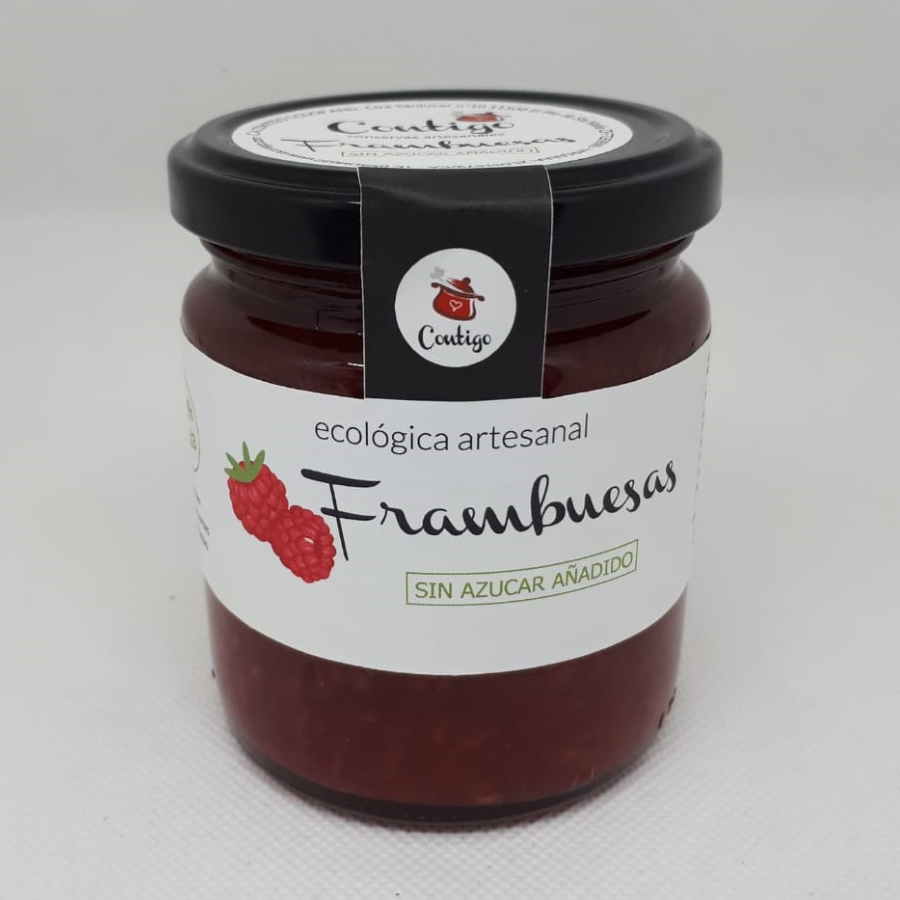 Mermelada de Frambuesa Sin Azúcar Bio