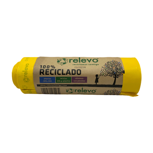 Bolsa de Basura Amarilla Resistente - 30L