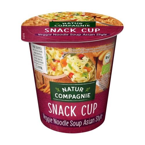 Sopa instantánea asiática pasta y verduras Bio