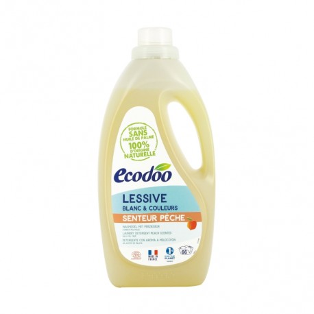 Detergente Lavadora ropa Blanco y Color con Aroma a Melocotón 2L