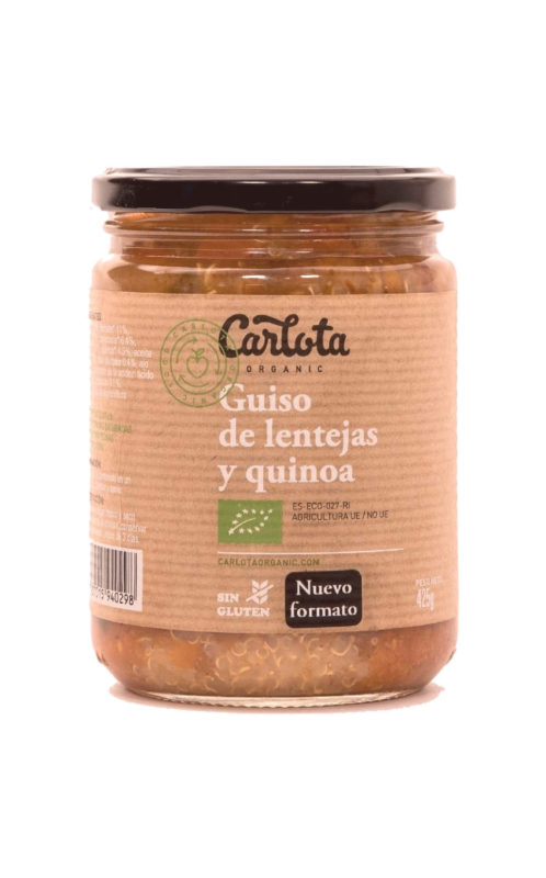 Guiso de lentejas con Quinoa Bio