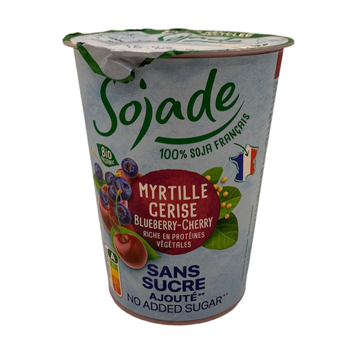 Yogur de Soja con Arándanos y Cereza Bio