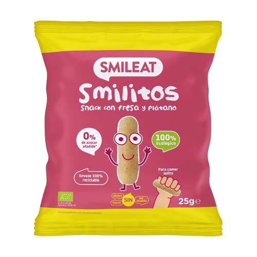 Smilitos Fresa Plátano Bio