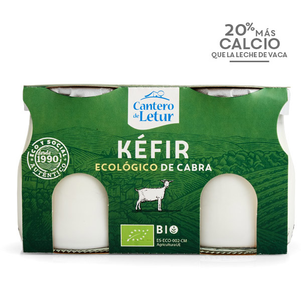 Yogur Kéfir de Cabra Natural Bio (2 unidades)
