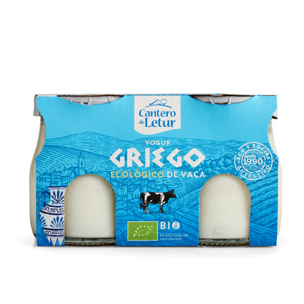 Yogur Griego de Vaca Natural Bio (2 unidades)