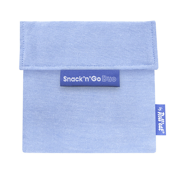Porta Alimentos Snack n'Go Azul Bio