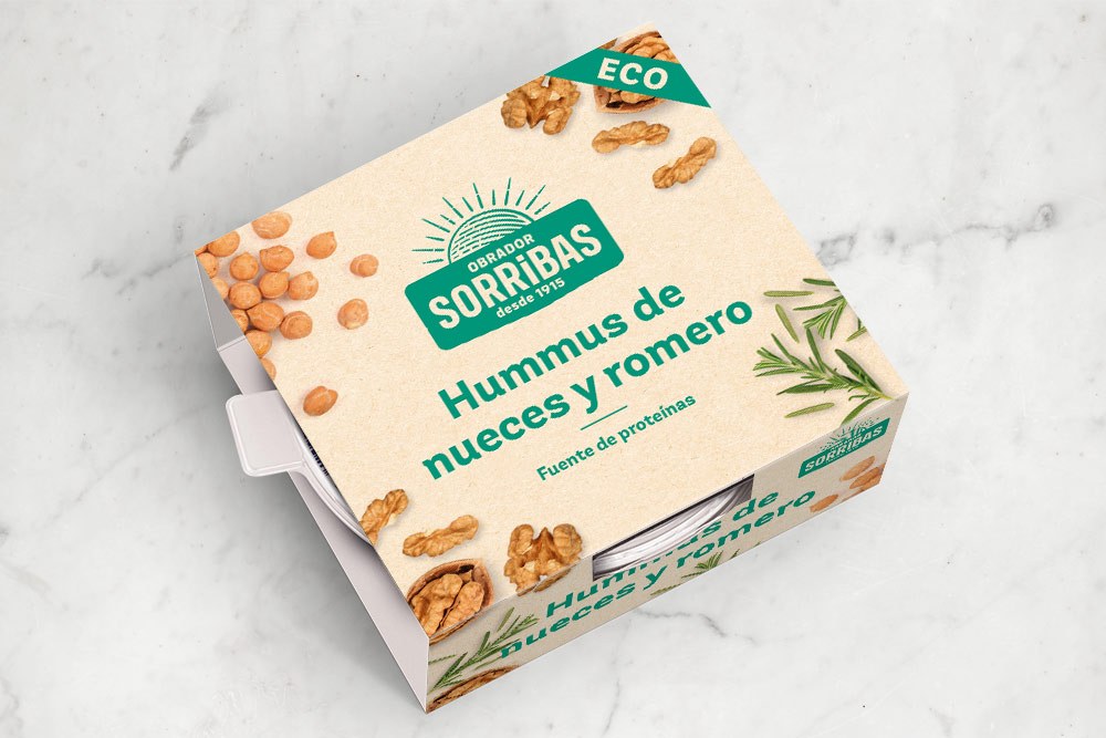 Hummus de Nueces y Romero Bio