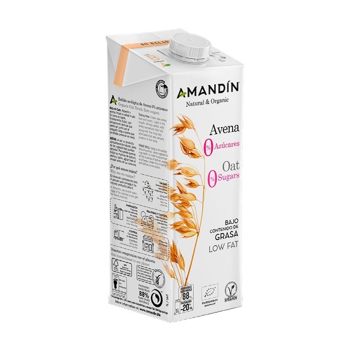 Bebida de Avena Sin Azúcar Bio