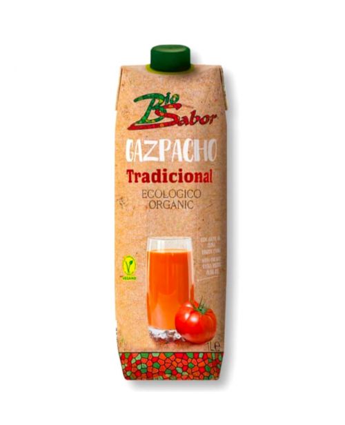 Gazpacho fresco ecológico (Comprobar si es con gluten o sin gluten)
