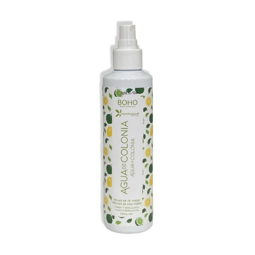 Agua de Colonia Desinfectante Grande 200ML - Hojas de te verde Limón y Bergamota