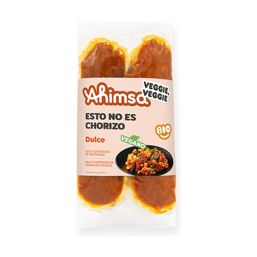 Chorizo dulce vegano eco