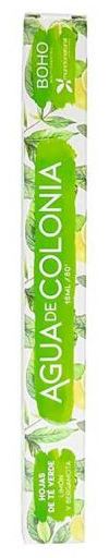 Agua de Colonia Desinfectante Pequeña 18ML - Hojas de te verde Limón y Bergamota