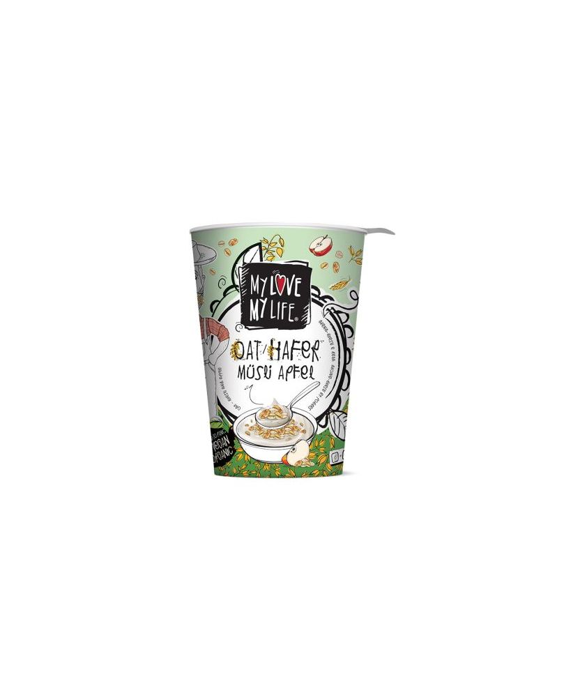 Yogur de Avena con Manzana y Muesli Bio