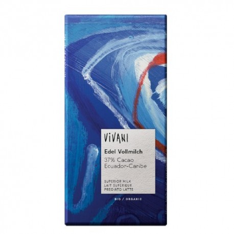 Chocolate con leche 37% cacao Ecuador Bio