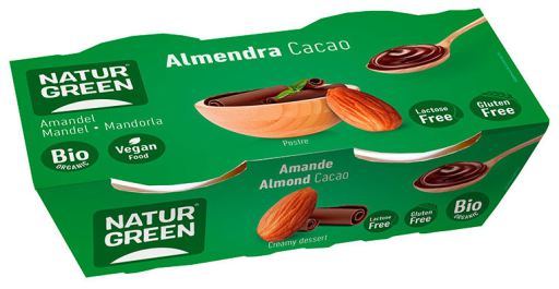 Postre de almendra y cacao Bio