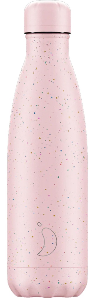 Botella Chilly Moteada Rosa 500 ml