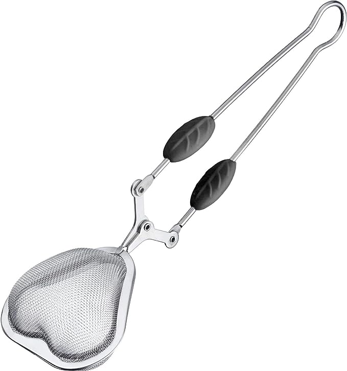 Infusor de té de corazón plegable grande
